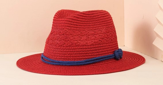 Colorful Braided Straw Hat