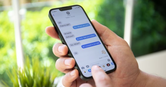how to search messages on iphone by date